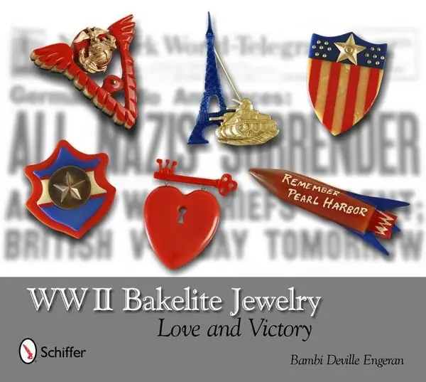 Snabb leverans Wwii Bakelite Jewelry : Love and Victory | 0:e upplagan