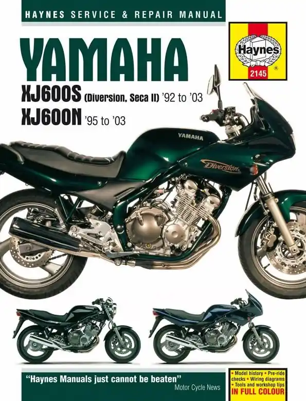 Trygg betalning Yamaha XJ600S (Diversion, Seca II) & XJ600N Fours (92 - 03) Haynes Repair Manual | 0:e upplagan