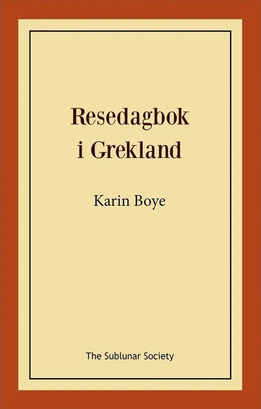 Resedagbok i Grekland | 0:e upplagan Bästa pris