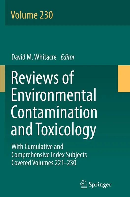 Begränsat antal Reviews of Environmental Contamination and Toxicology volume | 1:a upplagan