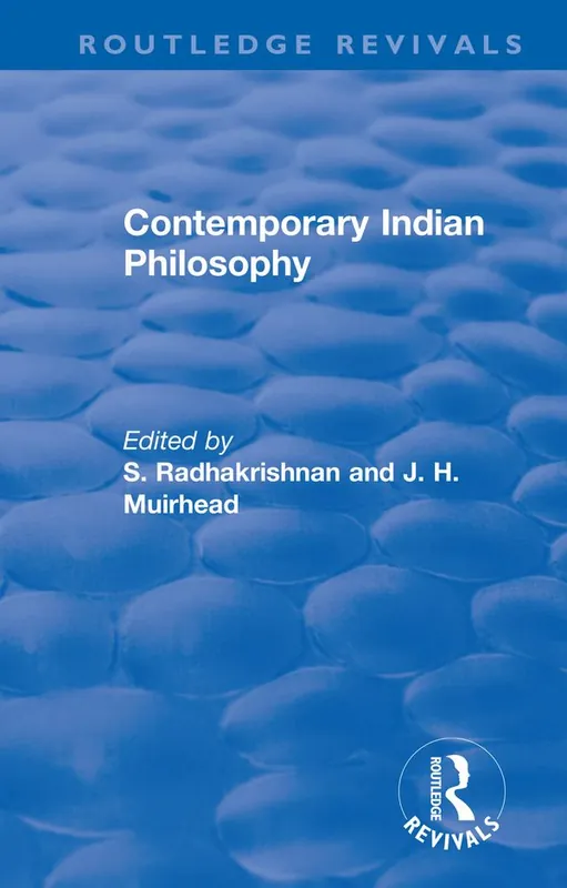 Revival: Contemporary Indian Philosophy (1936) | 1:a upplagan Rea