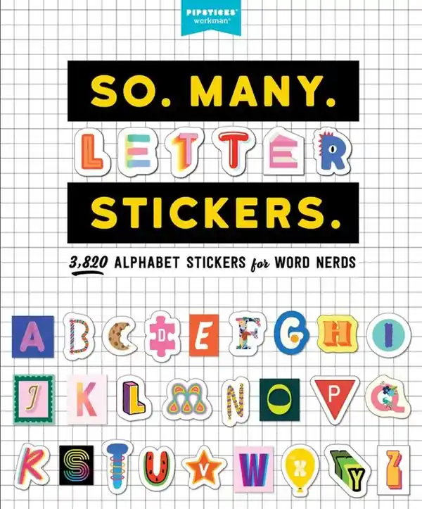 So. Many. Letter Stickers. | 0:e upplagan Endast denna vecka