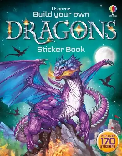 Build Your Own Dragons Sticker Book | 0:e upplagan Billigare