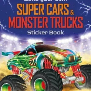Bästa pris Build Your Own Super Cars and Monster Trucks Sticker Book | 0:e upplagan
