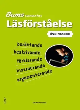 Bums Läsförståelse åk 6 övningar | 1:a upplagan Bästa pris