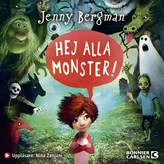 Lågt pris Hej alla monster! (ljudbok) av Jenny Bergman
