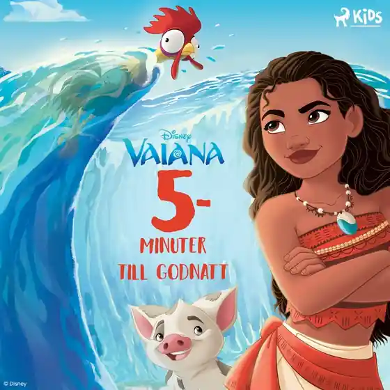Outlet Fem minuter till godnatt – Vaiana berättelser (ljudbok) av Disney