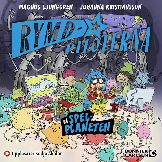 Rabatter Rymdpiloterna på spelplaneten (ljudbok) av Magnus Ljunggren
