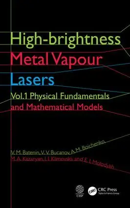 High-brightness Metal Vapour Lasers | 1:a upplagan Säker betalning