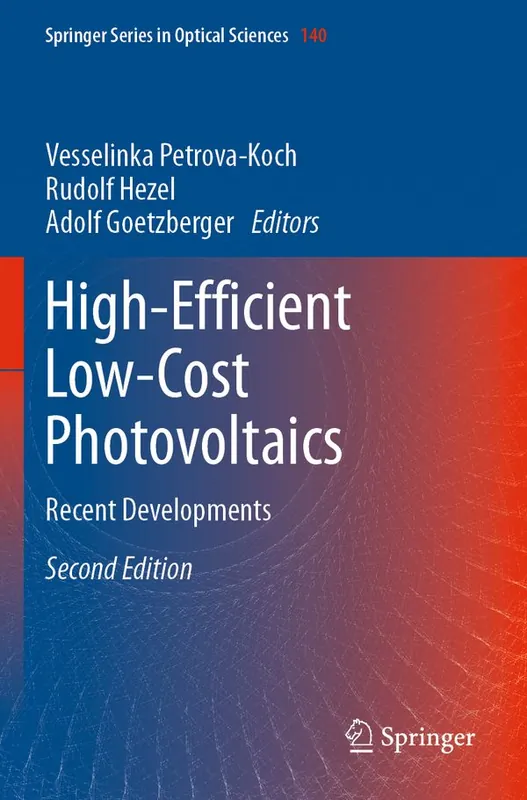 Lägg i varukorgen High-Efficient Low-Cost Photovoltaics | 2:a upplagan