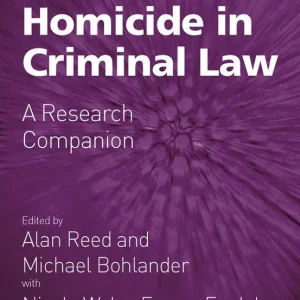 Begränsat erbjudande Homicide in Criminal Law | 1:a upplagan