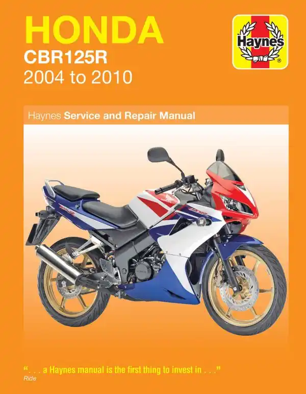 Honda CBR125R Service & Repair Manual | 2:a upplagan I lager