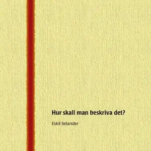 Hur skall man beskriva det? | 1:a upplagan Sänkt pris
