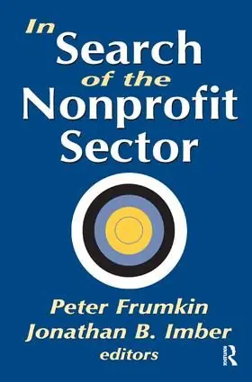 In Search of the Nonprofit Sector | 1:a upplagan Endast idag