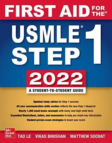 Lägg i varukorgen First Aid for the USMLE Step 1 2022, Thirty Second Edition | 0:e upplagan