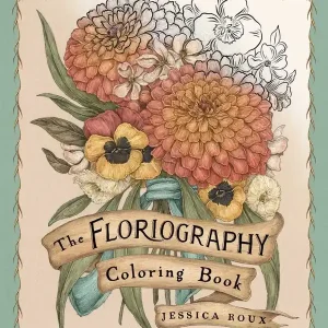 Floriography Coloring Book | 0:e upplagan Billig
