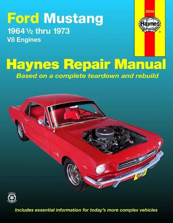 Billig Ford Mustang, Mach 1, GT, Shelby, & Boss V-8 (1964-1973) Haynes Repair Manual (USA) | 0:e upplagan