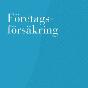 Företagsförsäkring | 1:a upplagan risnedsättning