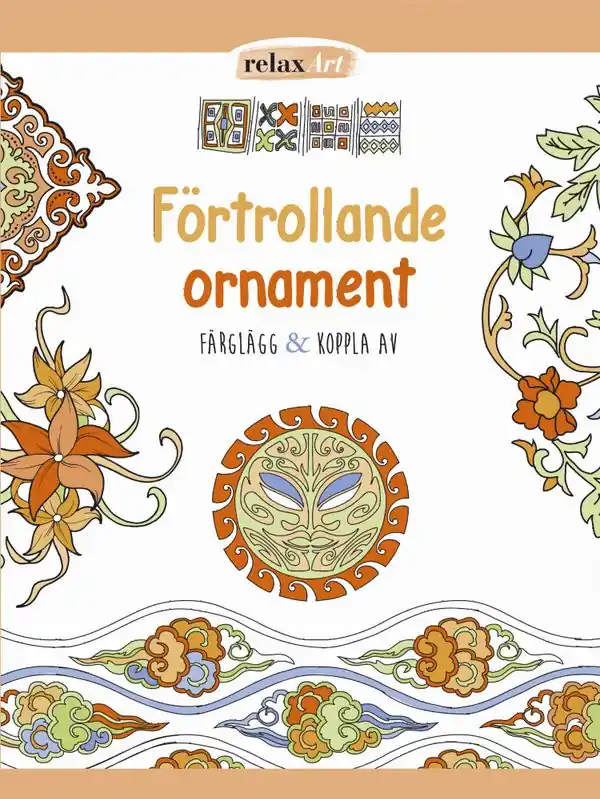 Förtrollande ornament - färglägg och koppla av | 1:a upplagan Fynd